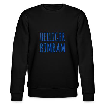 Damit habe ich nicht gerechnet - Stanley/Stella Unisex Bio-Sweatshirt CHANGER  - Schwarz - Vorne - Nik (191cm) & Marisol (170cm)