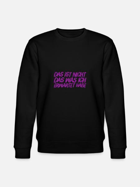 das kam unerwartet - Stanley/Stella Unisex Bio-Sweatshirt CHANGER - Schwarz