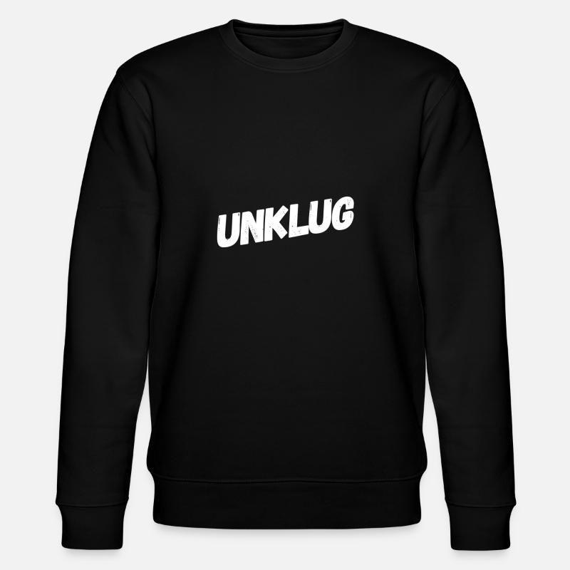 nicht clever - Stanley/Stella Unisex Bio-Sweatshirt CHANGER  - Schwarz