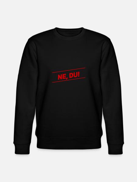 du bist dran - Stanley/Stella Unisex Bio-Sweatshirt CHANGER - Schwarz