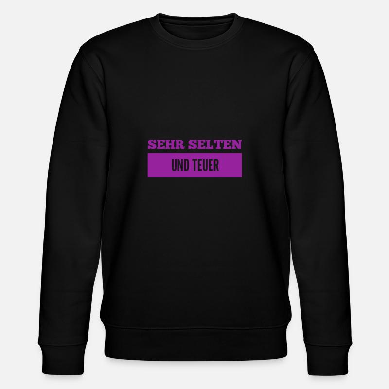ich bin großartig - Stanley/Stella Unisex Bio-Sweatshirt CHANGER  - Schwarz