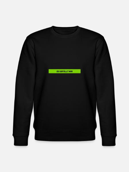 ich finde es super - Stanley/Stella Unisex Bio-Sweatshirt CHANGER  - Schwarz