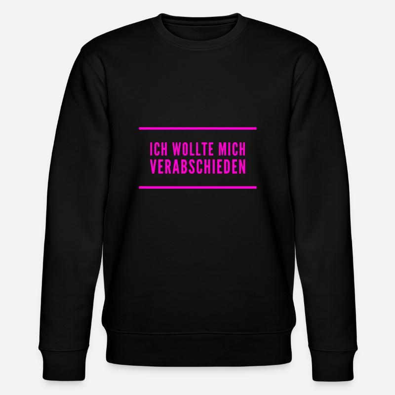 lebe wohl - Stanley/Stella Unisex Bio-Sweatshirt CHANGER  - Schwarz
