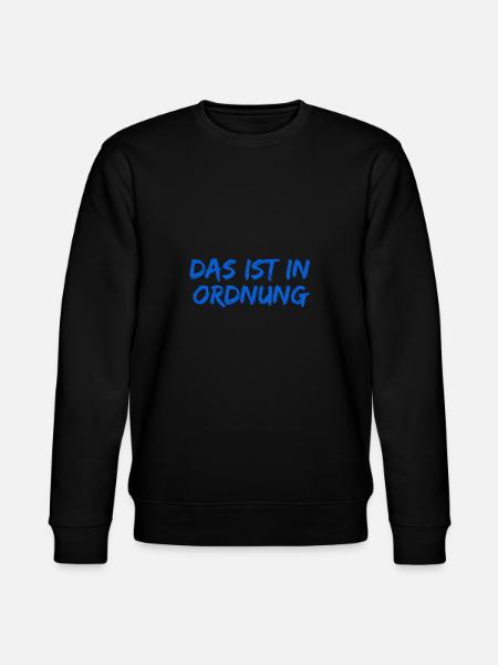 das ist kein Problem - Stanley/Stella Unisex Bio-Sweatshirt CHANGER  - Schwarz
