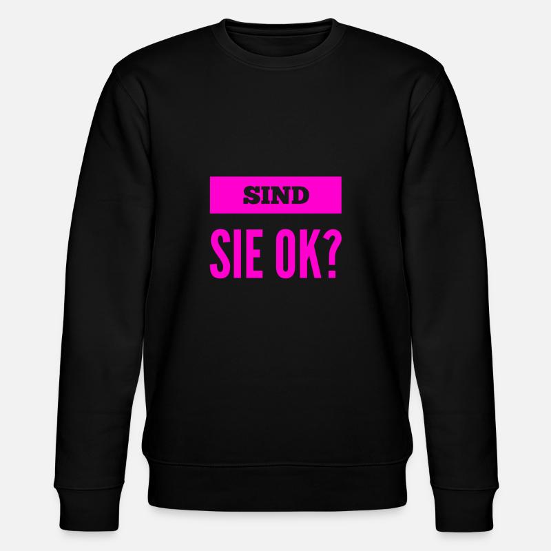 alles klar? - Stanley/Stella Unisex Bio-Sweatshirt CHANGER  - Schwarz