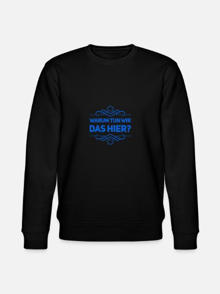 warum tun wir das? - Stanley/Stella Unisex Bio-Sweatshirt CHANGER - Schwarz