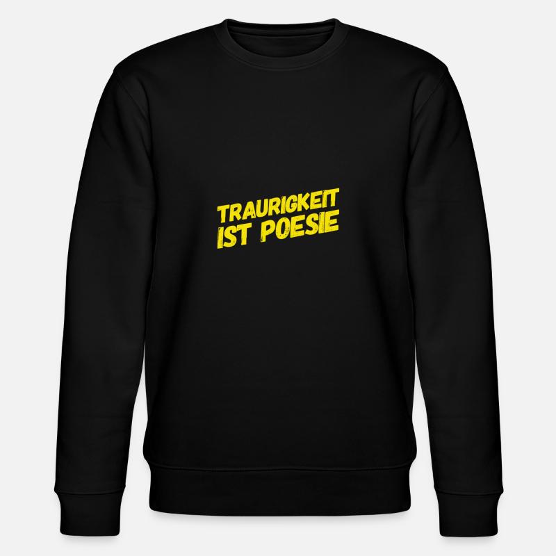 Trauer befreit - Stanley/Stella Unisex Bio-Sweatshirt CHANGER  - Schwarz