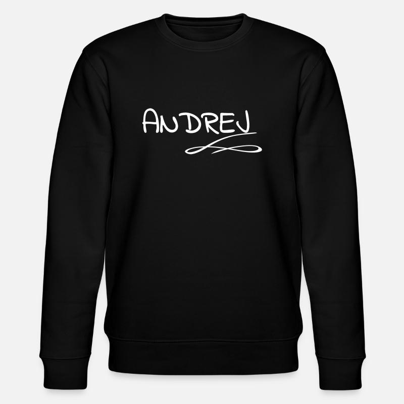 Geschenk für Andrej - Stanley/Stella Unisex Bio-Sweatshirt CHANGER  - Schwarz