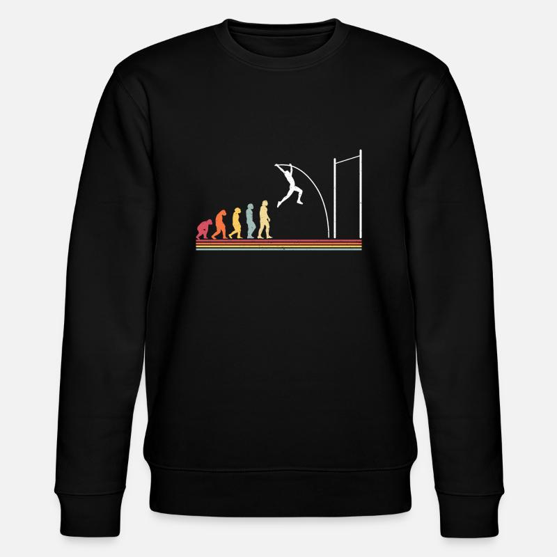 Pole Vaulter Gift - Stanley/Stella CHANGER Unisex Organic Sweatshirt - black
