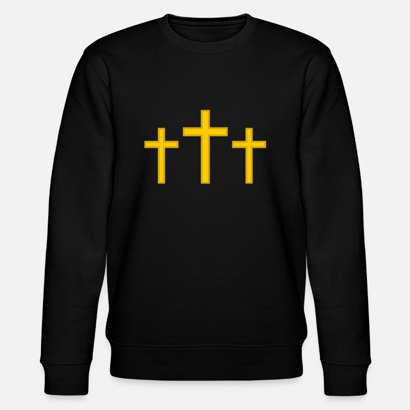 Trois Croix - Sweat bio CHANGER Stanley/Stella Unisexe - noir