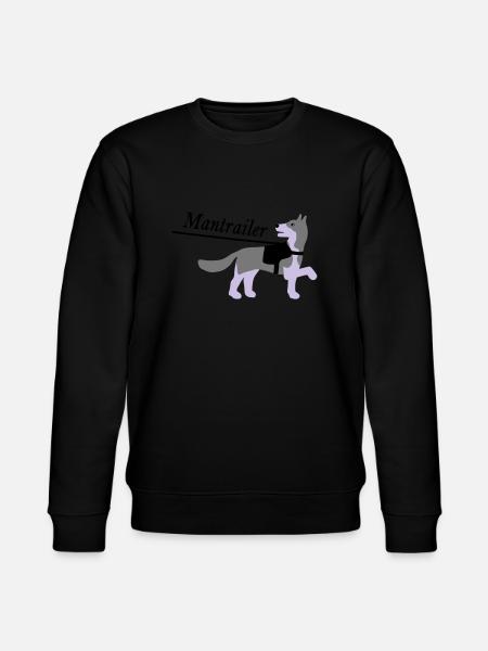 Mantrailer vektor - Stanley/Stella Unisex Bio-Sweatshirt CHANGER  - Schwarz