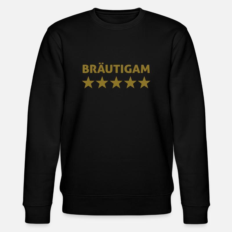 bräutigam - Stanley/Stella Unisex Bio-Sweatshirt CHANGER  - Schwarz