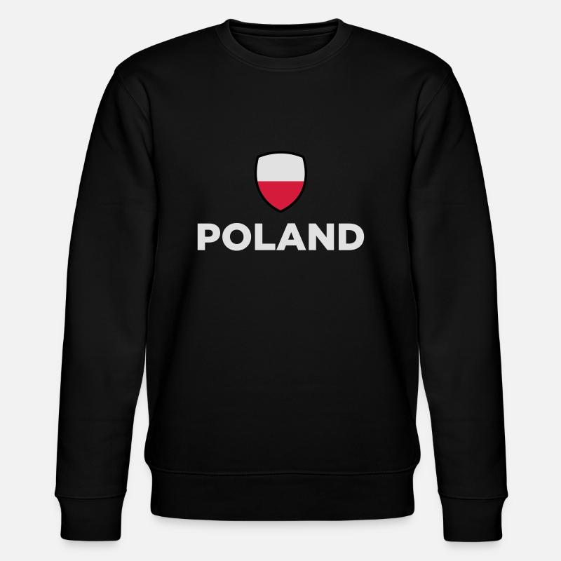 Drapeau national de Pologne - Sweat bio CHANGER Stanley/Stella Unisexe - noir