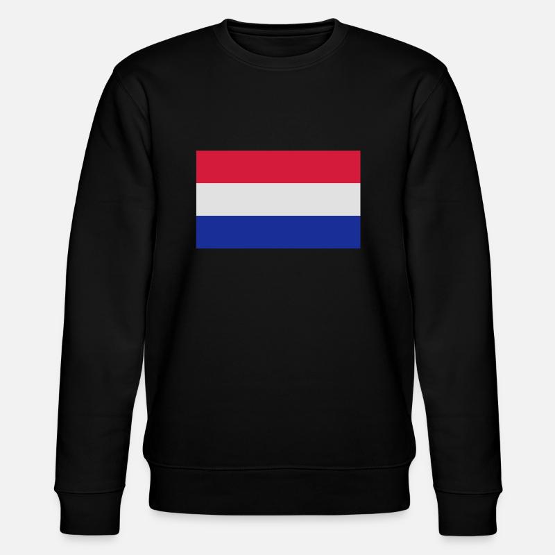 Netherlands, Niederlande - Stanley/Stella Unisex Bio-Sweatshirt CHANGER  - Schwarz