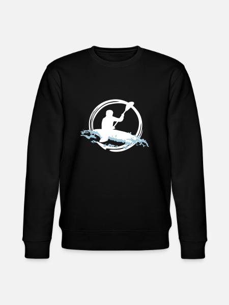 whitewater kayaking - Stanley/Stella CHANGER Unisex Organic Sweatshirt - black