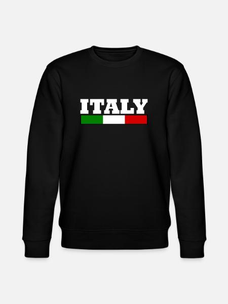 Italy flag - Stanley/Stella CHANGER Unisex Organic Sweatshirt - black