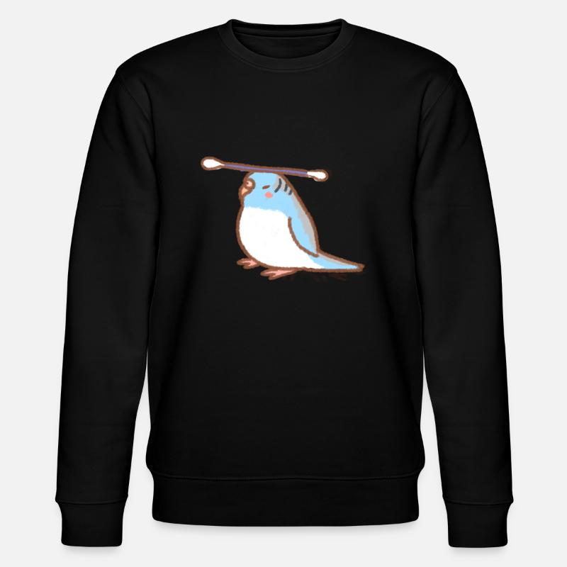 perruche avec qtip - Sweat bio CHANGER Stanley/Stella Unisexe - noir