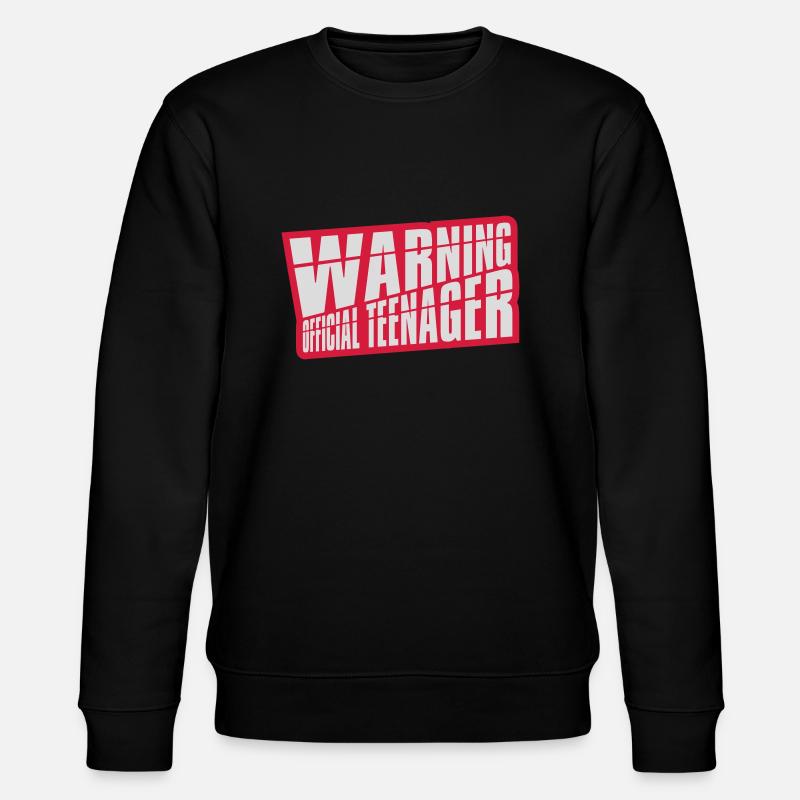 avertissement citation officielle d’adolescent - Sweat bio CHANGER Stanley/Stella Unisexe - noir