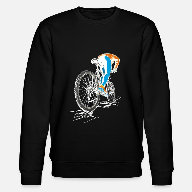 Mountainbiker, - Stanley/Stella Unisex Bio-Sweatshirt CHANGER  - Schwarz