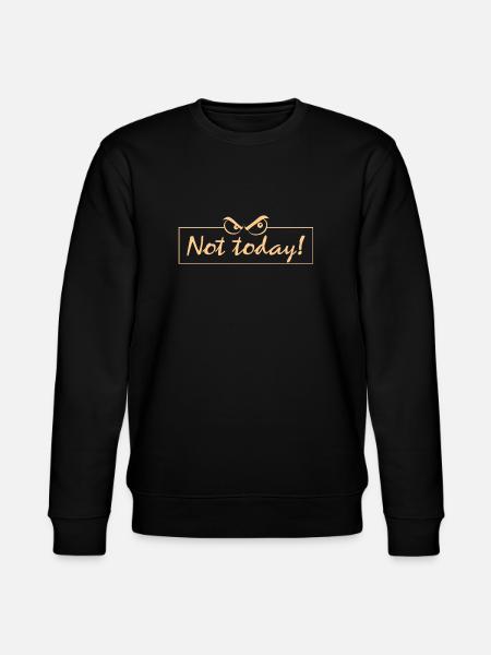 Nope not today - Stanley/Stella Unisex Bio-Sweatshirt CHANGER - Schwarz