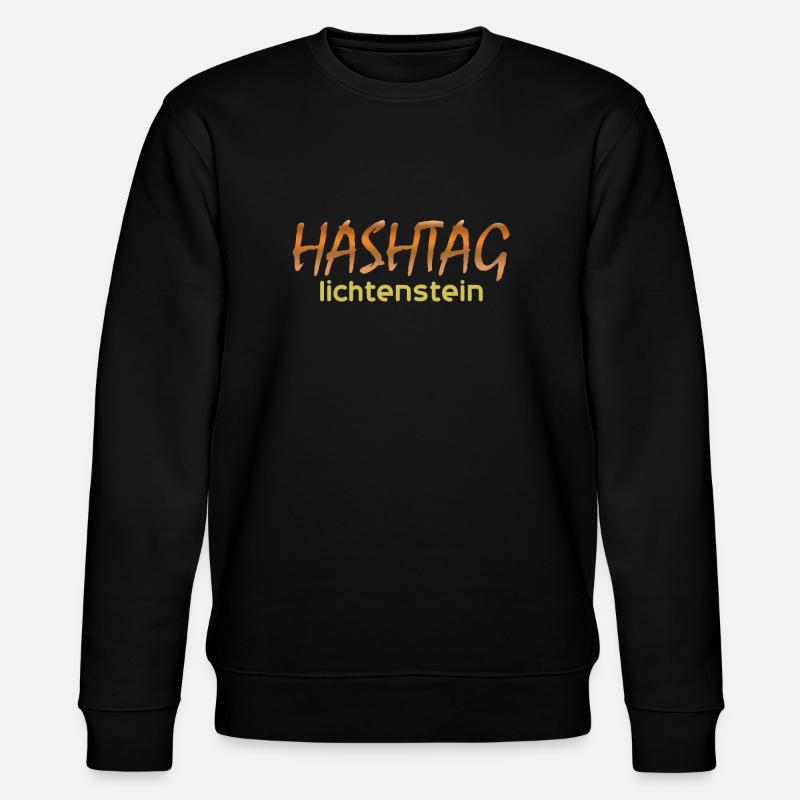 Geschenk für lichtenstein - Stanley/Stella Unisex Bio-Sweatshirt CHANGER - Schwarz