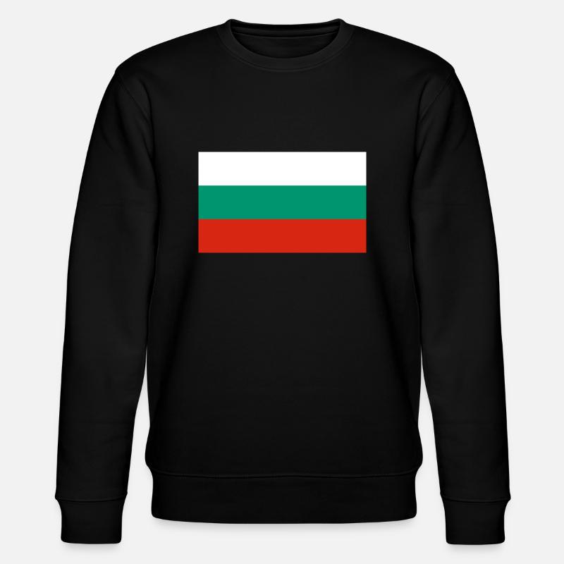 Bulgarien - Stanley/Stella Unisex Bio-Sweatshirt CHANGER  - Schwarz