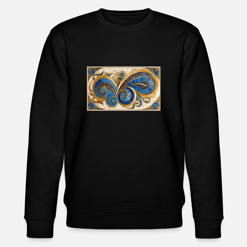 Paisley 1 - Stanley/Stella Unisex Bio-Sweatshirt CHANGER  - Schwarz