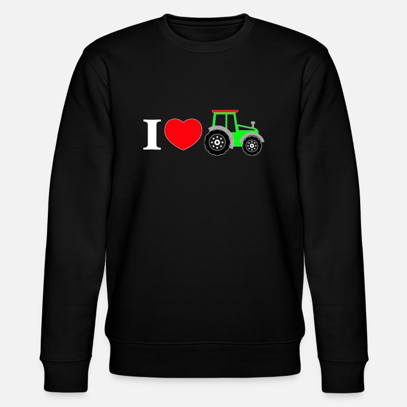 J’adore mon tracteur - Sweat bio CHANGER Stanley/Stella Unisexe - noir