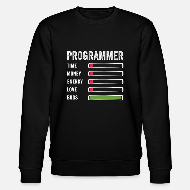 Developer Humor Programmer Coder - Stanley/Stella CHANGER Unisex Organic Sweatshirt - black