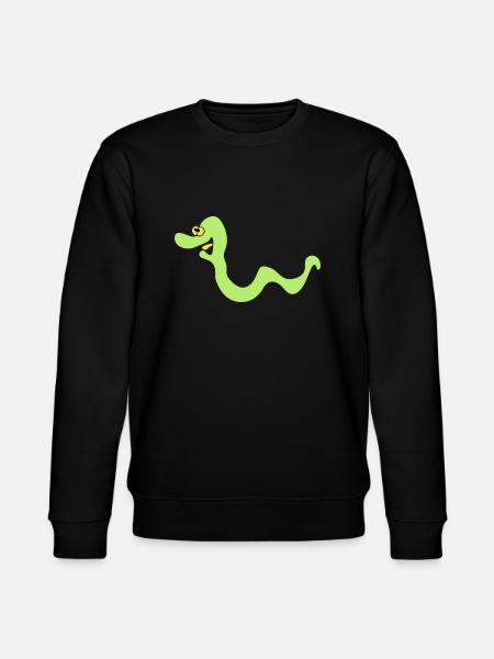 wormy - Stanley/Stella CHANGER Unisex Organic Sweatshirt - black
