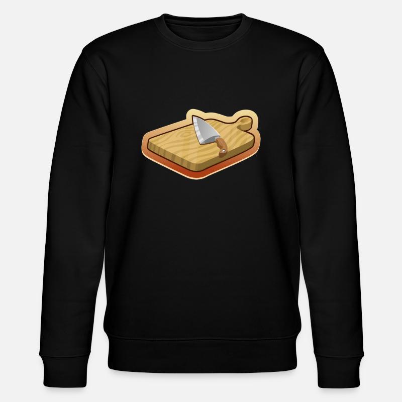 cutting board - Stanley/Stella CHANGER Unisex Organic Sweatshirt - black