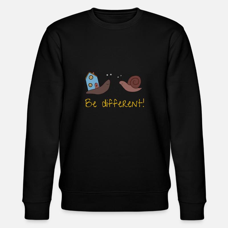Be different! - Stanley/Stella CHANGER Unisex Organic Sweatshirt - black