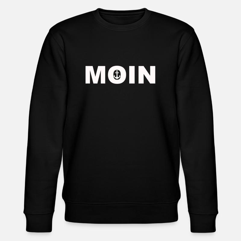 Moin - Stanley/Stella Unisex Bio-Sweatshirt CHANGER  - Schwarz