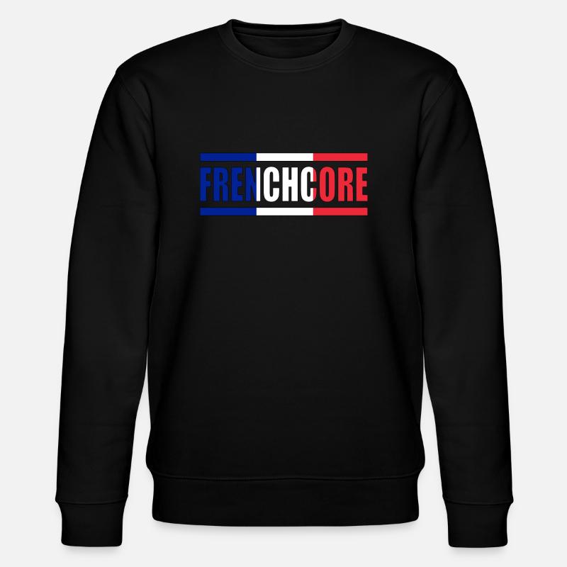 Frenchcore - Stanley/Stella CHANGER Unisex Organic Sweatshirt - black