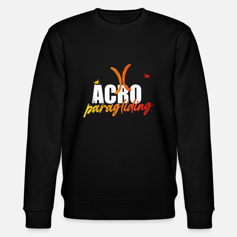 Acro Paragliding - Stanley/Stella Unisex Bio-Sweatshirt CHANGER - Schwarz