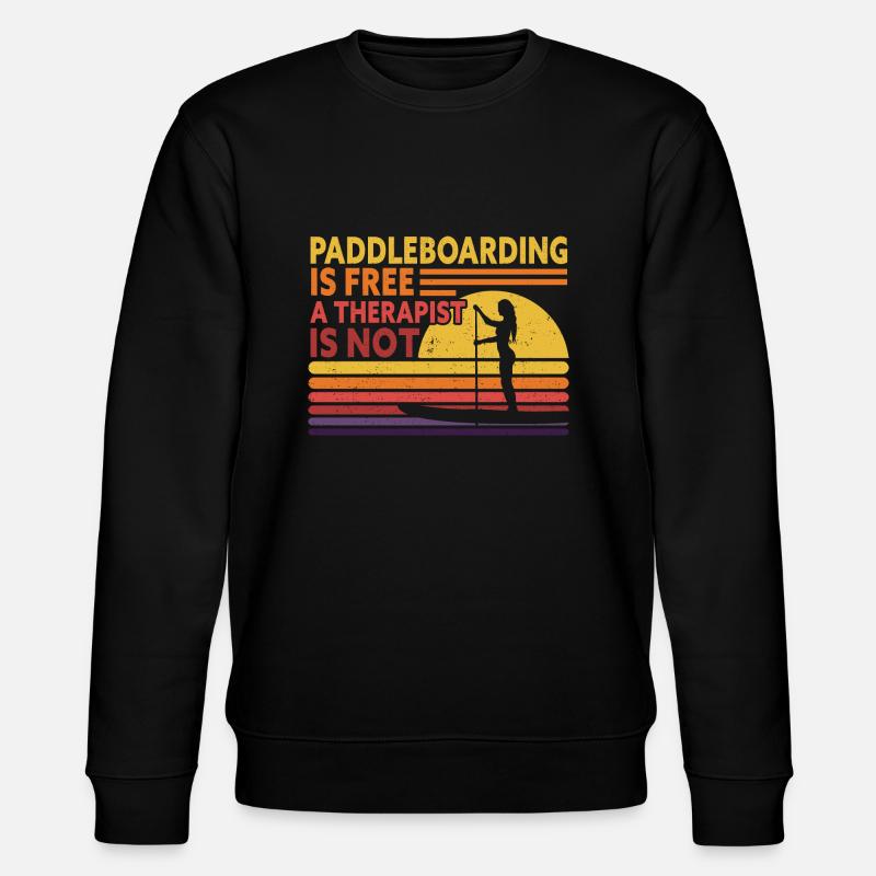 SUP Paddle Board Paddleboarding - Stanley/Stella Unisex Bio-Sweatshirt CHANGER  - Schwarz