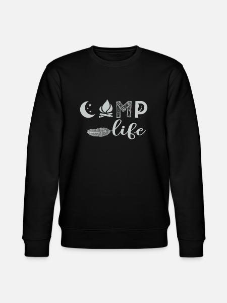 Camp live - Stanley/Stella CHANGER Unisex Organic Sweatshirt - black