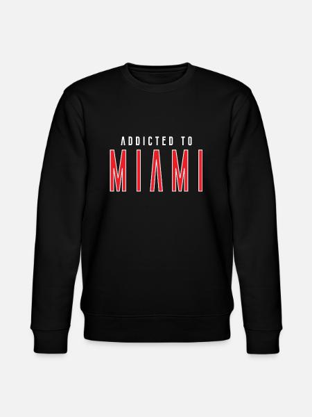 Addicted to Miami - Stanley/Stella CHANGER Unisex Organic Sweatshirt - black