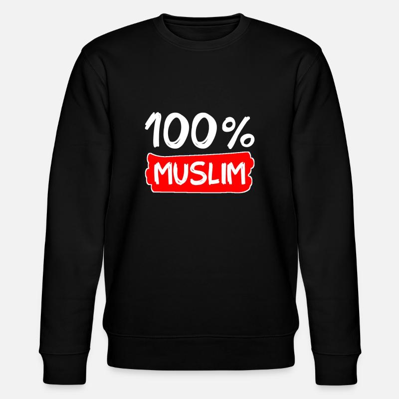100% musulman - musulmans - islam - Sweat bio CHANGER Stanley/Stella Unisexe - noir