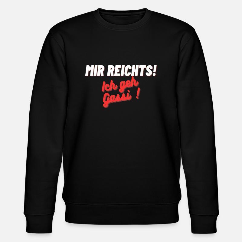 Überschrift hinzufügen - Stanley/Stella Unisex Bio-Sweatshirt CHANGER  - Schwarz