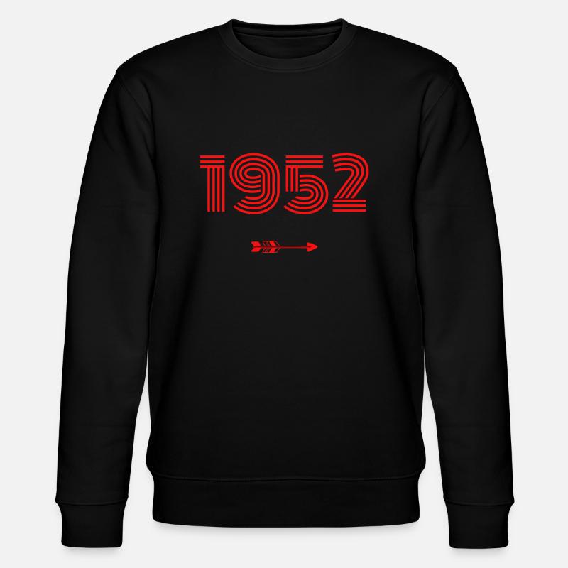 Né en 1952 - Sweat bio CHANGER Stanley/Stella Unisexe - noir