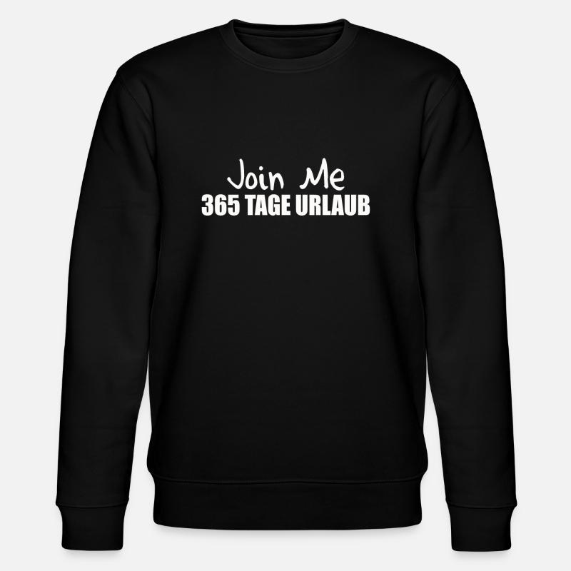 365 JOURS DE VACANCES - Sweat bio CHANGER Stanley/Stella Unisexe - noir