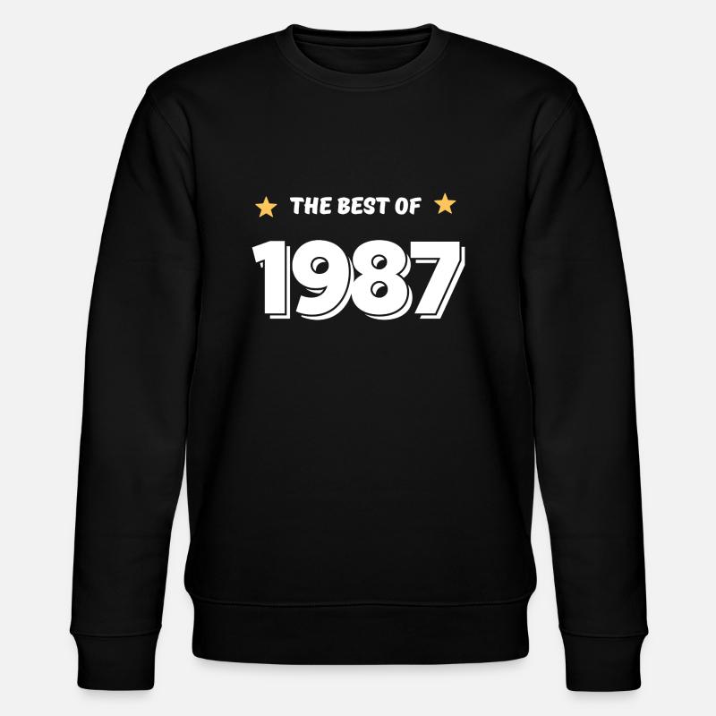 Das Beste aus 1987 - Stanley/Stella Unisex Bio-Sweatshirt CHANGER  - Schwarz
