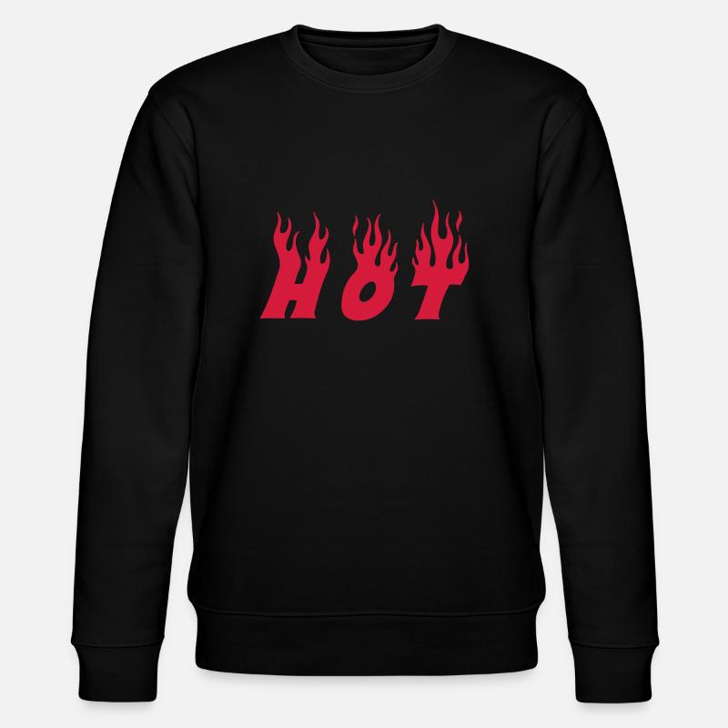 hot - heiß - Stanley/Stella Unisex Bio-Sweatshirt CHANGER  - Schwarz