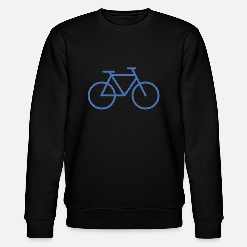 Fahrrad - Stanley/Stella Unisex Bio-Sweatshirt CHANGER  - Schwarz