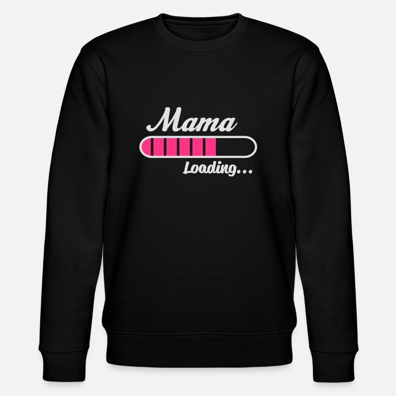 Mama Loading... - Stanley/Stella Unisex Bio-Sweatshirt CHANGER  - Schwarz