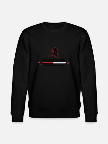 FOOTING EN COURS - Sweat bio CHANGER Stanley/Stella Unisexe - noir