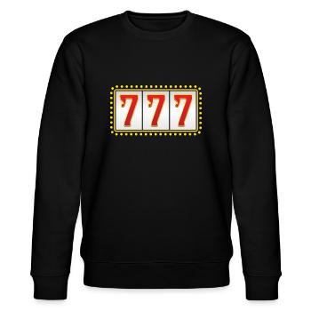 777 Casino Slotmachine Casino Online Casino - Stanley/Stella CHANGER Unisex Organic Sweatshirt - black - Front - Nik (191cm) & Marisol (170cm)