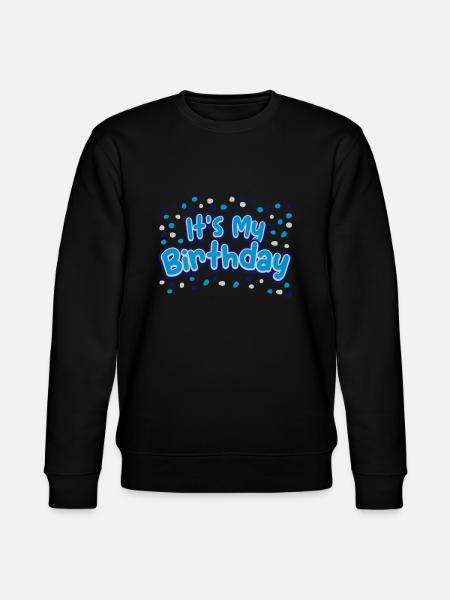 Confetti It s my - Stanley/Stella CHANGER Unisex Organic Sweatshirt - black