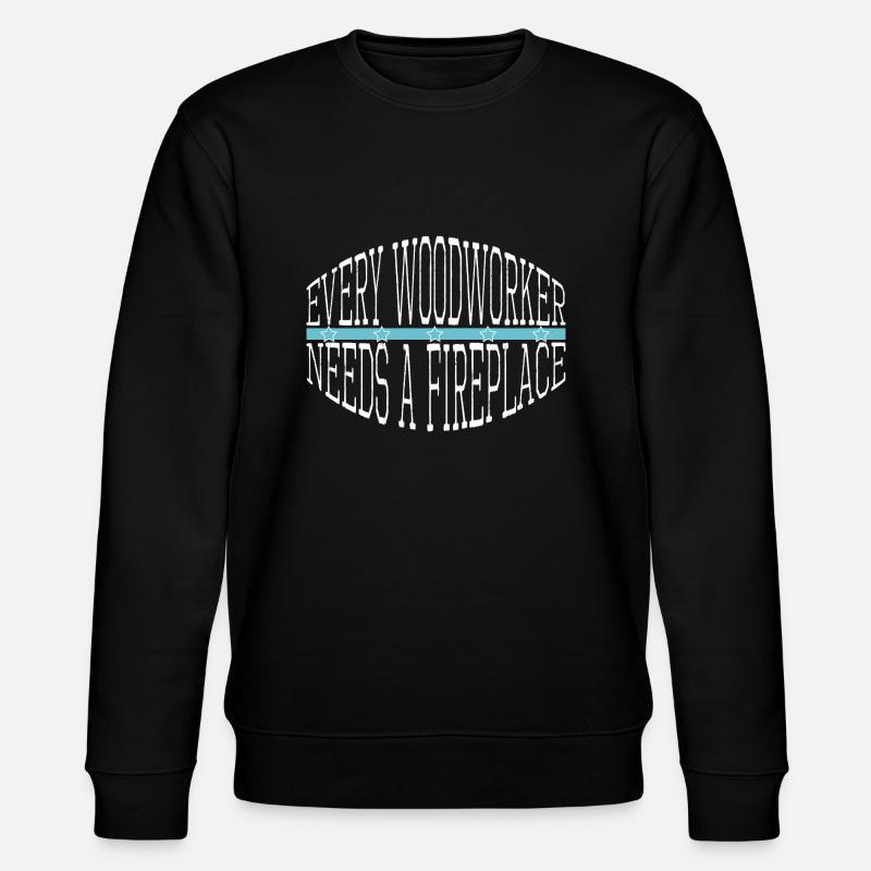 Americas Chainsaw Grab Tree - Stanley/Stella CHANGER Unisex Organic Sweatshirt - black